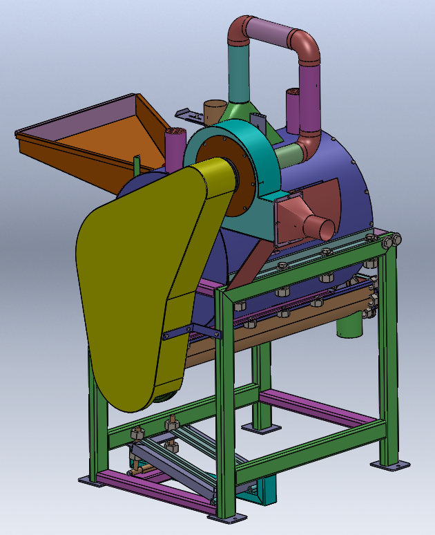 Değirmencilik AŞ Kayseri Tamburlu Çarpma Makinesi