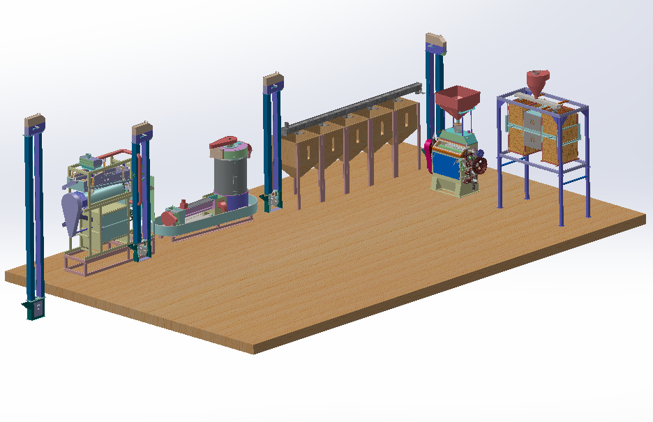 Dik Valslı Un Değirmen Tesisi